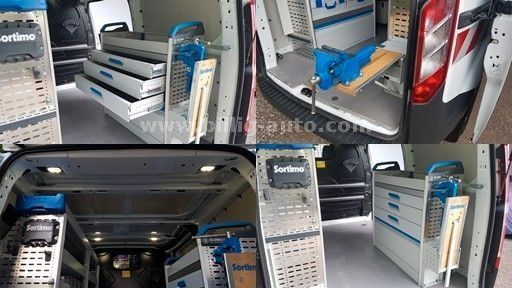 Mazs furgons Ford Transit Custom Sortimo Werkstatt 1.Hd Scheckheft: foto 19