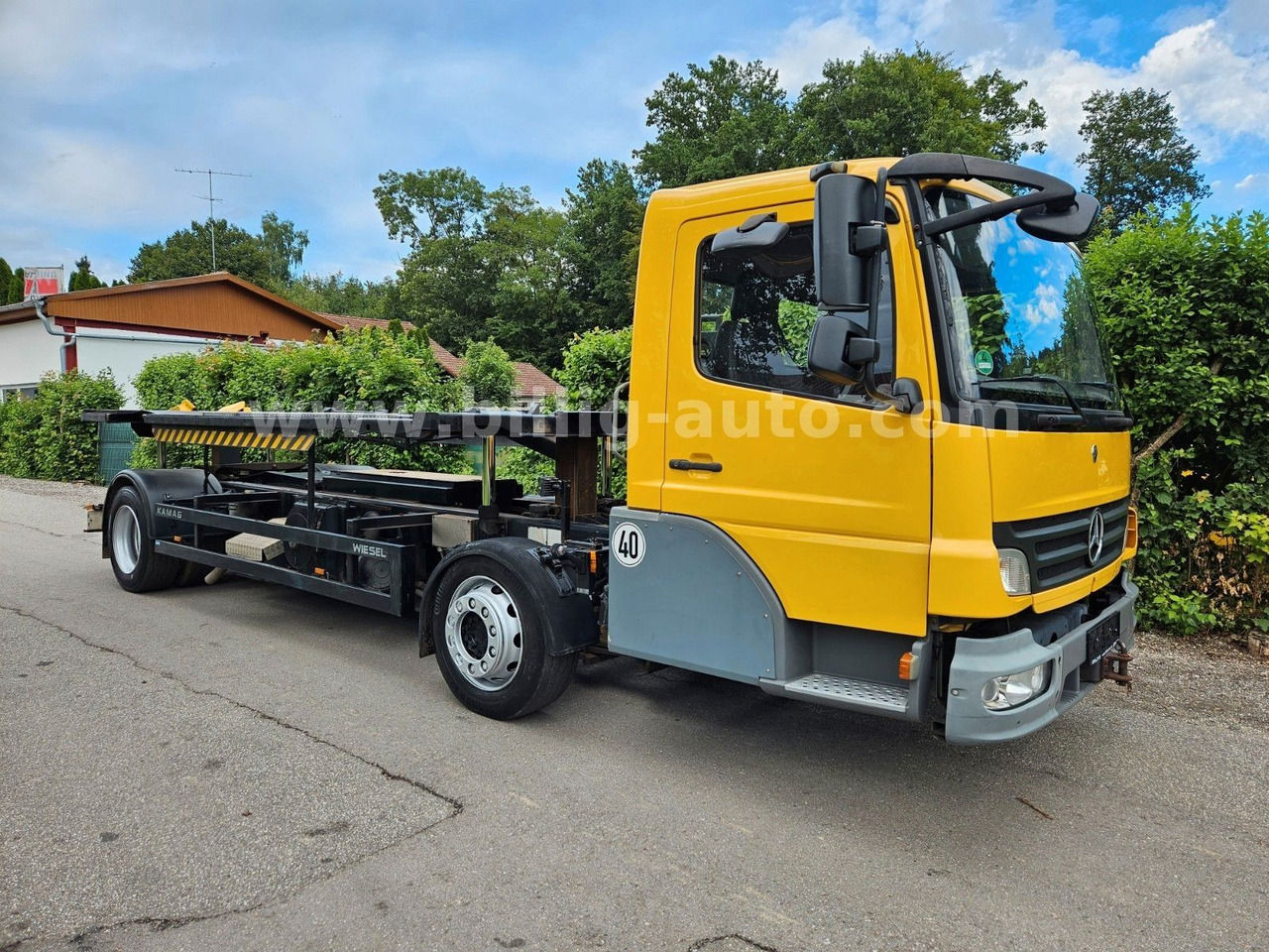 Mercedes-Benz Kamag * WBH 25 * Wiesel * Umsetzer * Sattelkupp. - Konteineru vedējs/ Kravas automašīna ar noņemamā virsbūve: foto 2 Mercedes-Benz Kamag * WBH 25 * Wiesel * Umsetzer * Sattelkupp. - Konteineru vedējs/ Kravas automašīna ar noņemamā virsbūve: foto 2