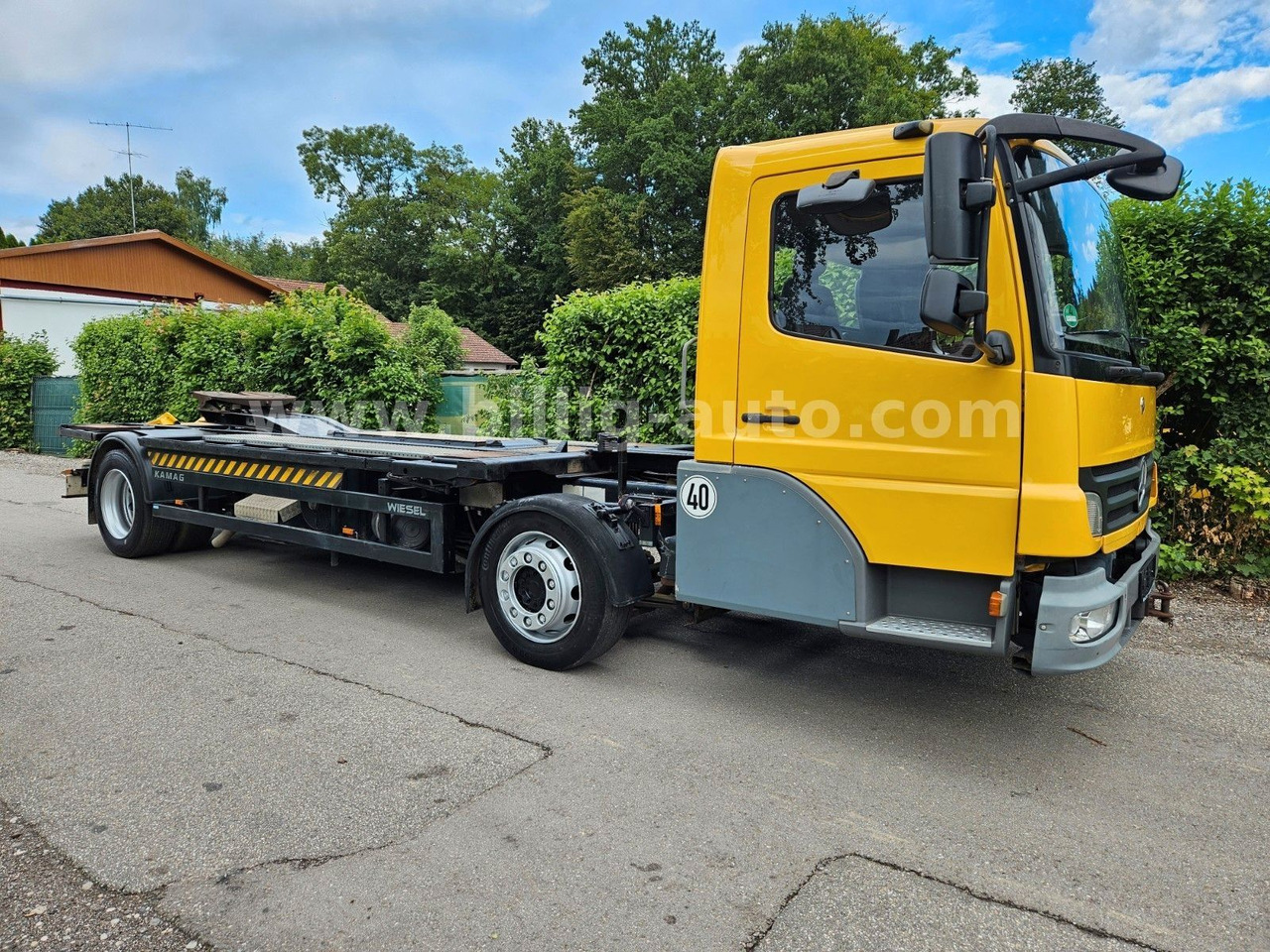 Mercedes-Benz Kamag * WBH 25 * Wiesel * Umsetzer * Sattelkupp. - Konteineru vedējs/ Kravas automašīna ar noņemamā virsbūve: foto 3 Mercedes-Benz Kamag * WBH 25 * Wiesel * Umsetzer * Sattelkupp. - Konteineru vedējs/ Kravas automašīna ar noņemamā virsbūve: foto 3