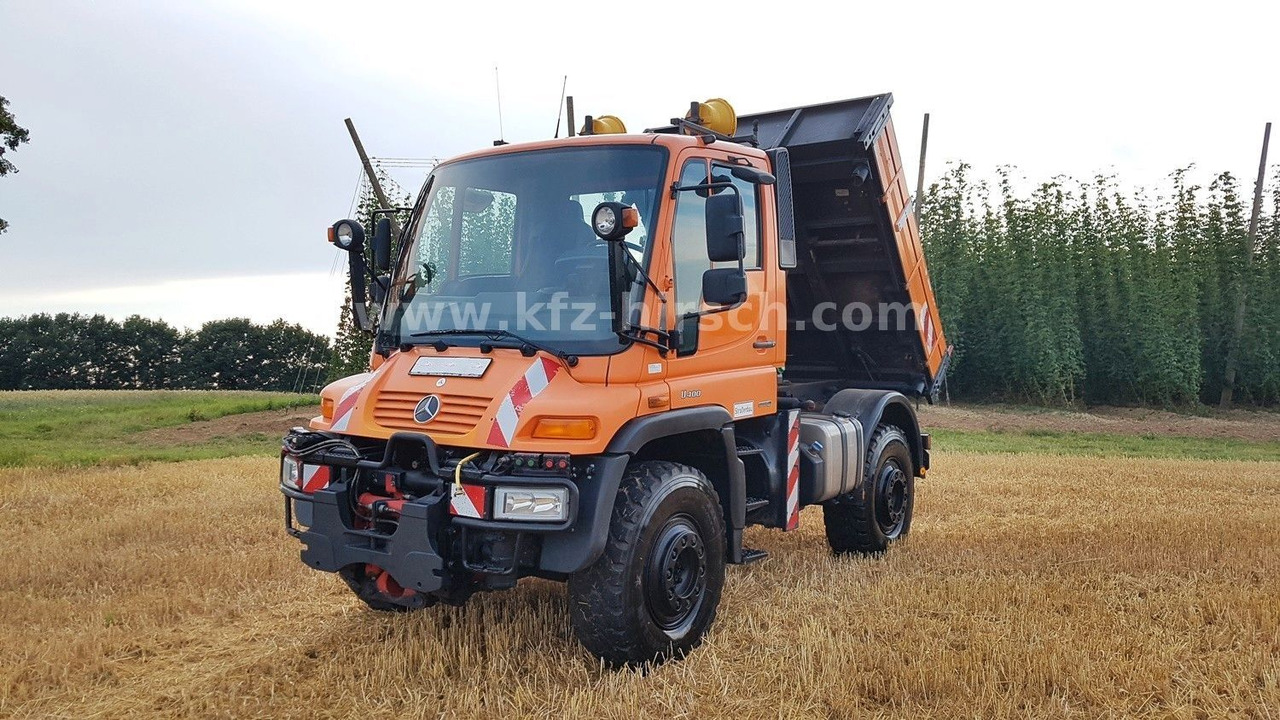 Unimog U400 405/12*HYDROSTAT*VARIOPILOT*Euro4*Kipper - Kravas automašīna pašizgāzējs: foto 1 Unimog U400 405/12*HYDROSTAT*VARIOPILOT*Euro4*Kipper - Kravas automašīna pašizgāzējs: foto 1