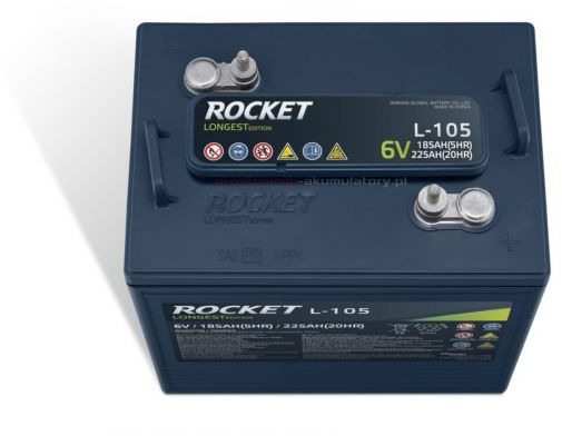 Akumulator trakcyjny 6V 225Ah - Akumulators - Pacēlājs: foto 3 Akumulator trakcyjny 6V 225Ah - Akumulators - Pacēlājs: foto 3