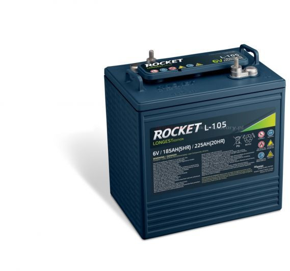 Akumulator trakcyjny 6V 225Ah - Akumulators - Pacēlājs: foto 2 Akumulator trakcyjny 6V 225Ah - Akumulators - Pacēlājs: foto 2