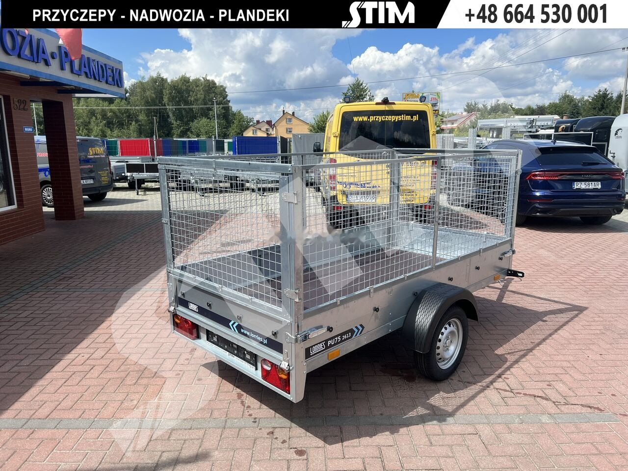 Lorries PU75-2613 uchylna + nadstawka - Auto piekabe: foto 3 Lorries PU75-2613 uchylna + nadstawka - Auto piekabe: foto 3