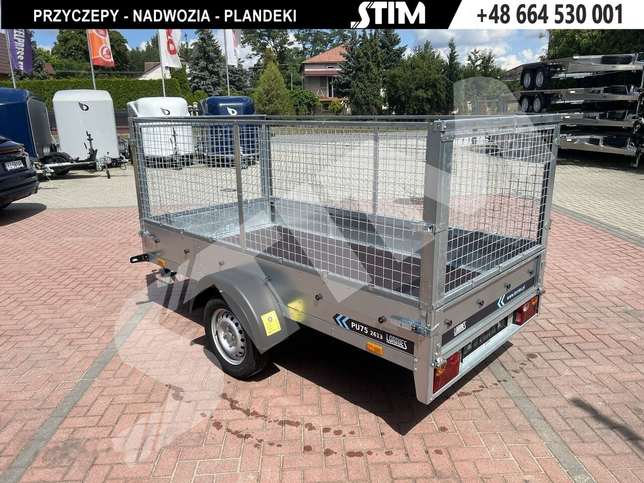 Lorries PU75-2613 uchylna + nadstawka - Auto piekabe: foto 5 Lorries PU75-2613 uchylna + nadstawka - Auto piekabe: foto 5