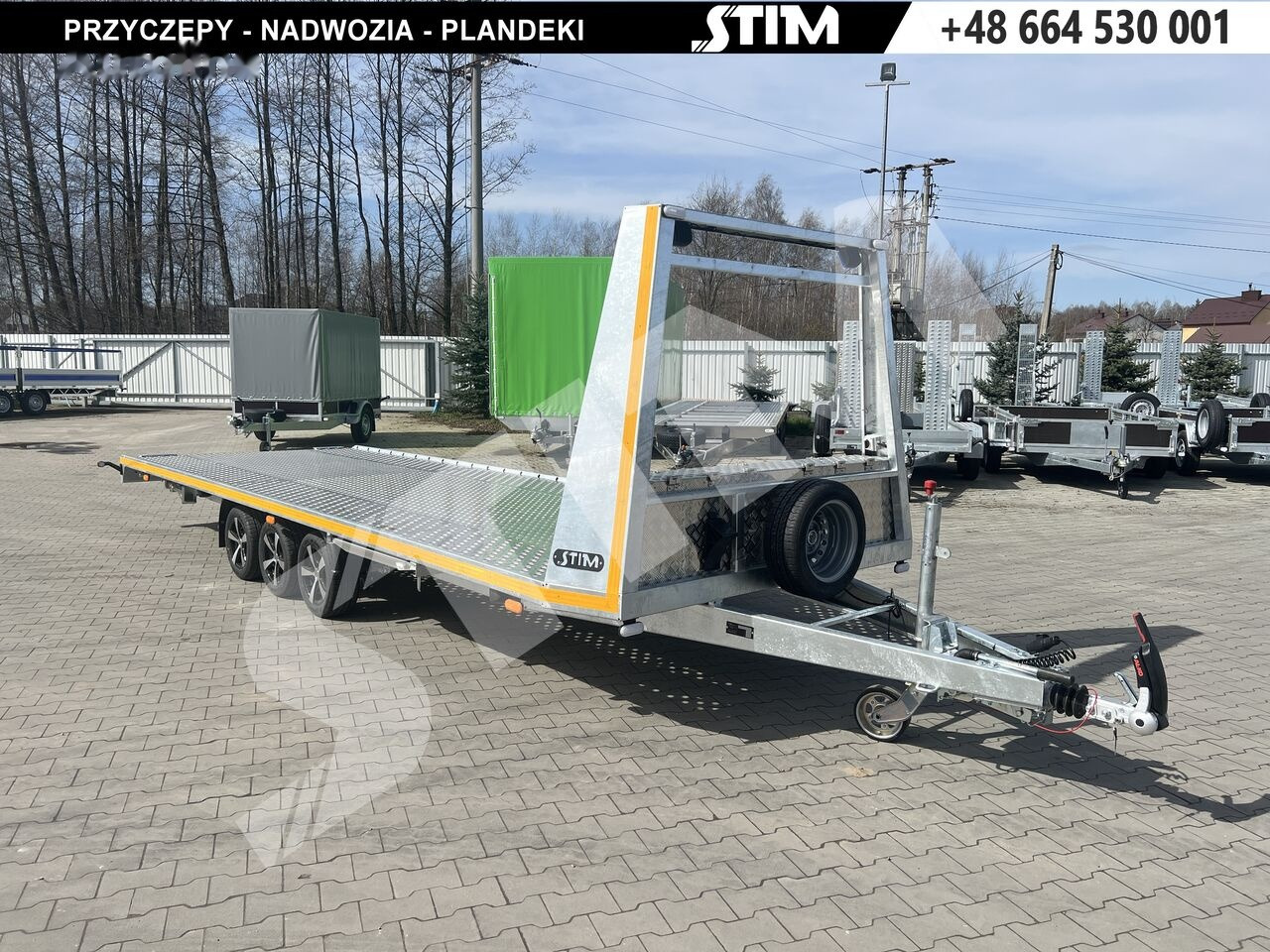 Stim L-23 - Piekabe autovedējs: foto 1 Stim L-23 - Piekabe autovedējs: foto 1