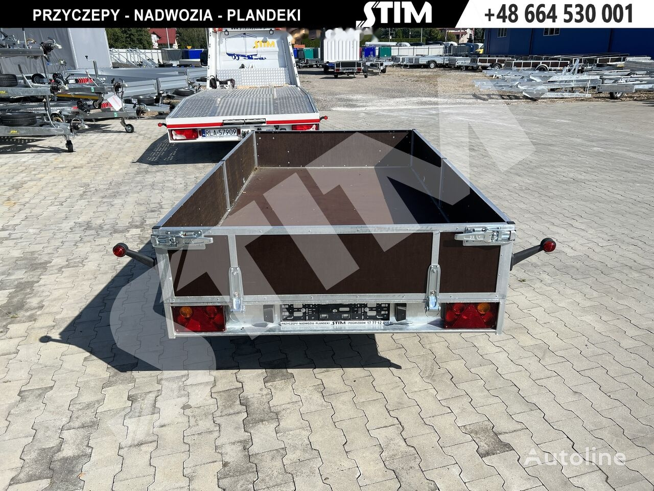 Jaunā Auto piekabe Stim S11-075/2815R + przednia burta otwierana: foto 10