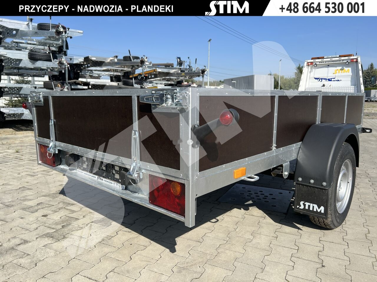 Jaunā Auto piekabe Stim S11-075/2815R + przednia burta otwierana: foto 7