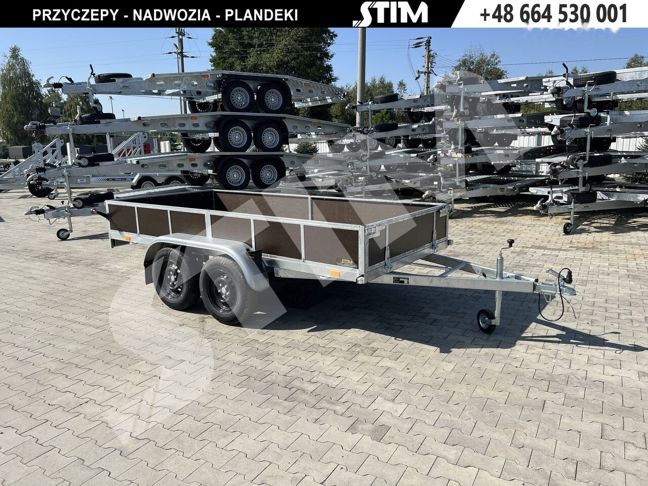 Stim S12-075/3415R + przednia burta otwierana + wzmocnienia ramy - Auto piekabe: foto 1 Stim S12-075/3415R + przednia burta otwierana + wzmocnienia ramy - Auto piekabe: foto 1