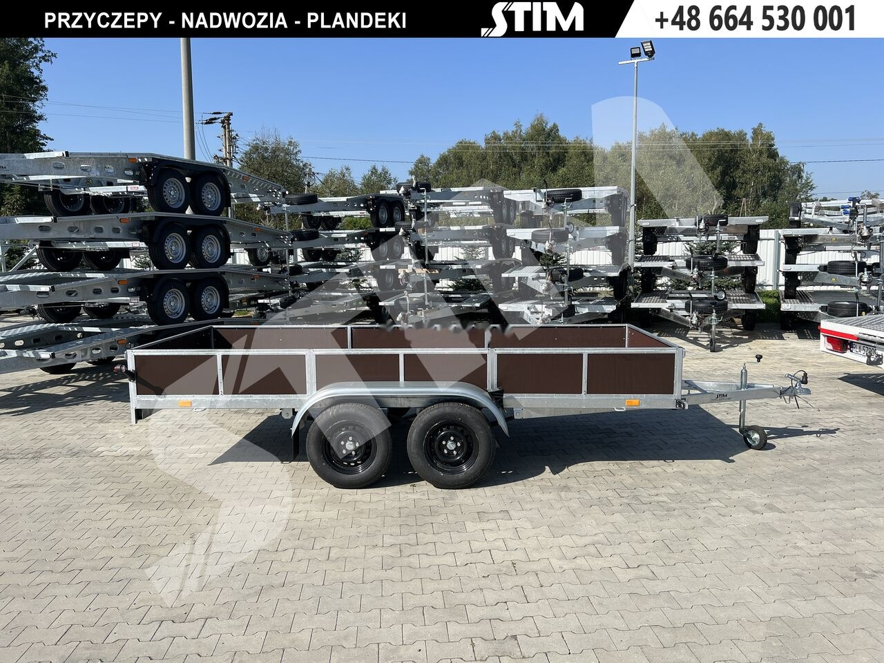 Stim S12-075/4015R + przednia burta otwierana + wzmocniona rama - Auto piekabe: foto 2 Stim S12-075/4015R + przednia burta otwierana + wzmocniona rama - Auto piekabe: foto 2
