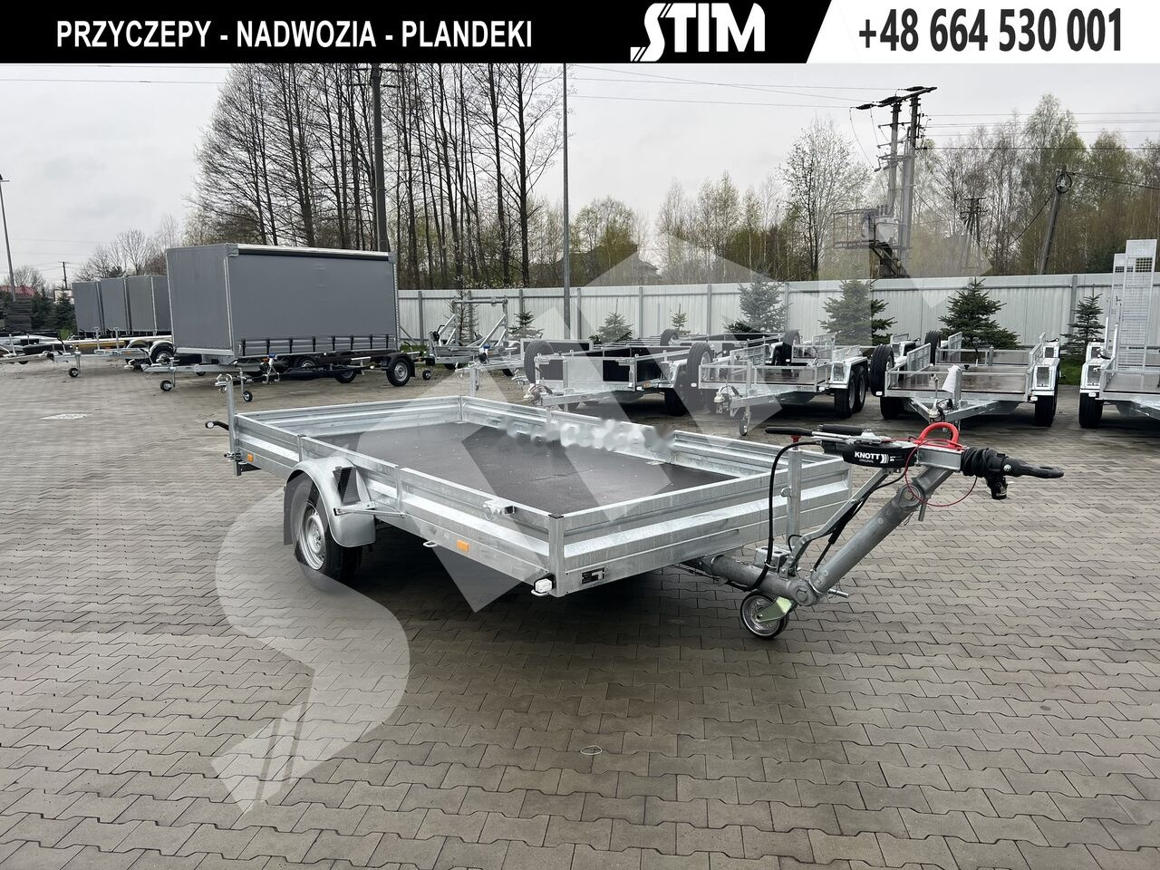 Stim S21-1,8/4020 - Bortu piekabe/ Platforma: foto 1 Stim S21-1,8/4020 - Bortu piekabe/ Platforma: foto 1