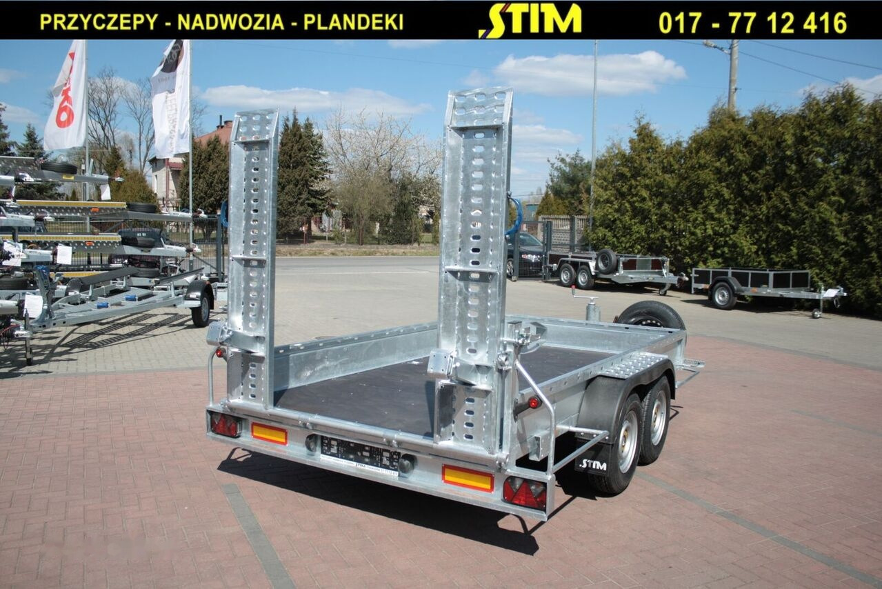 Jaunā Celtniecības tehnikas piekabe Stim S22, przyczepa do przewozu sprzętu budowlanego: foto 7