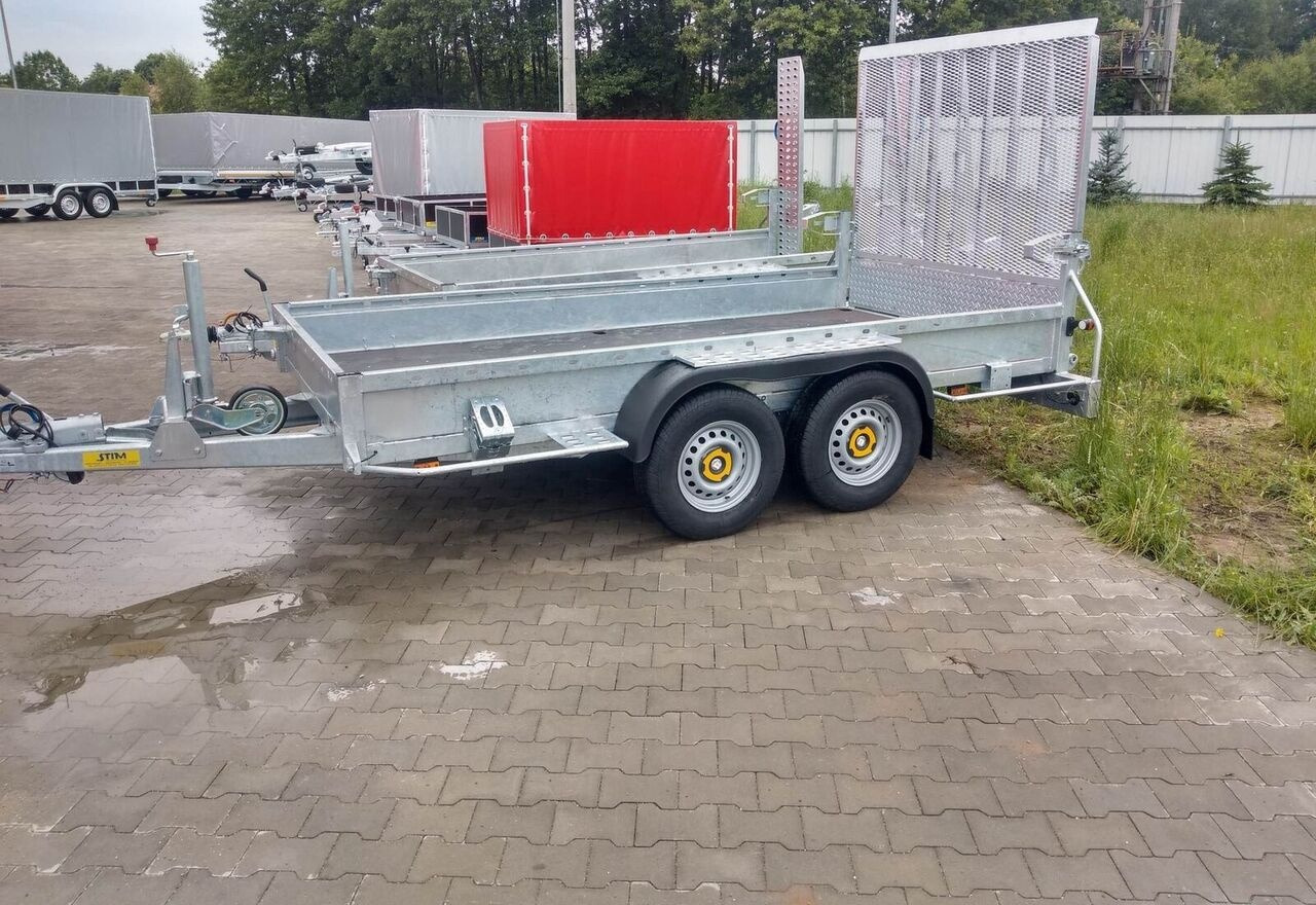 Jaunā Celtniecības tehnikas piekabe Stim S22, przyczepa do przewozu sprzętu budowlanego: foto 11