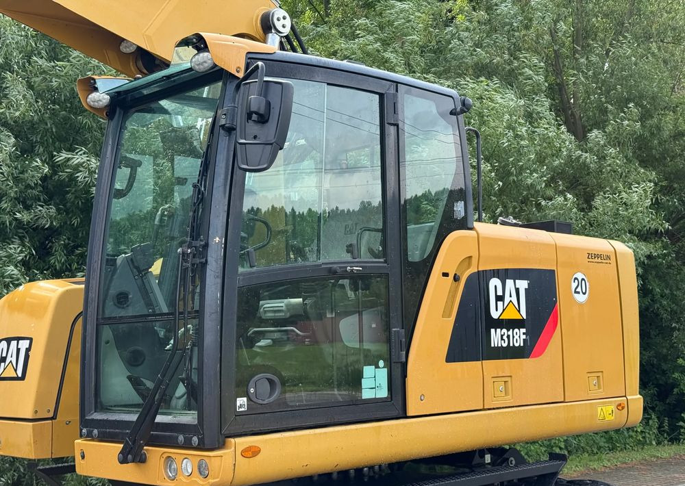 Riteņu ekskavators Caterpillar CAT 318 F * Powertilt * Sprowadzony* 9700 MTG * Caterpillar * Stan Perfekcyjny: foto 18