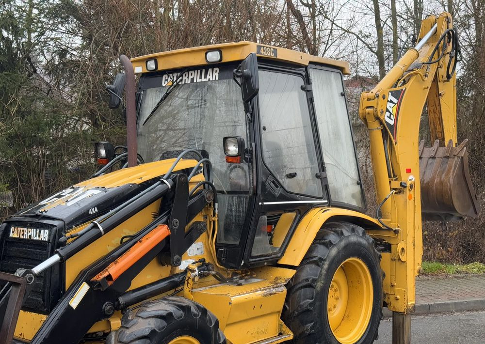 Ekskavators-iekrāvējs Caterpillar * Koparko Ładowarka * CAT 428 c * Caterpillar  * Stan Dobry: foto 14