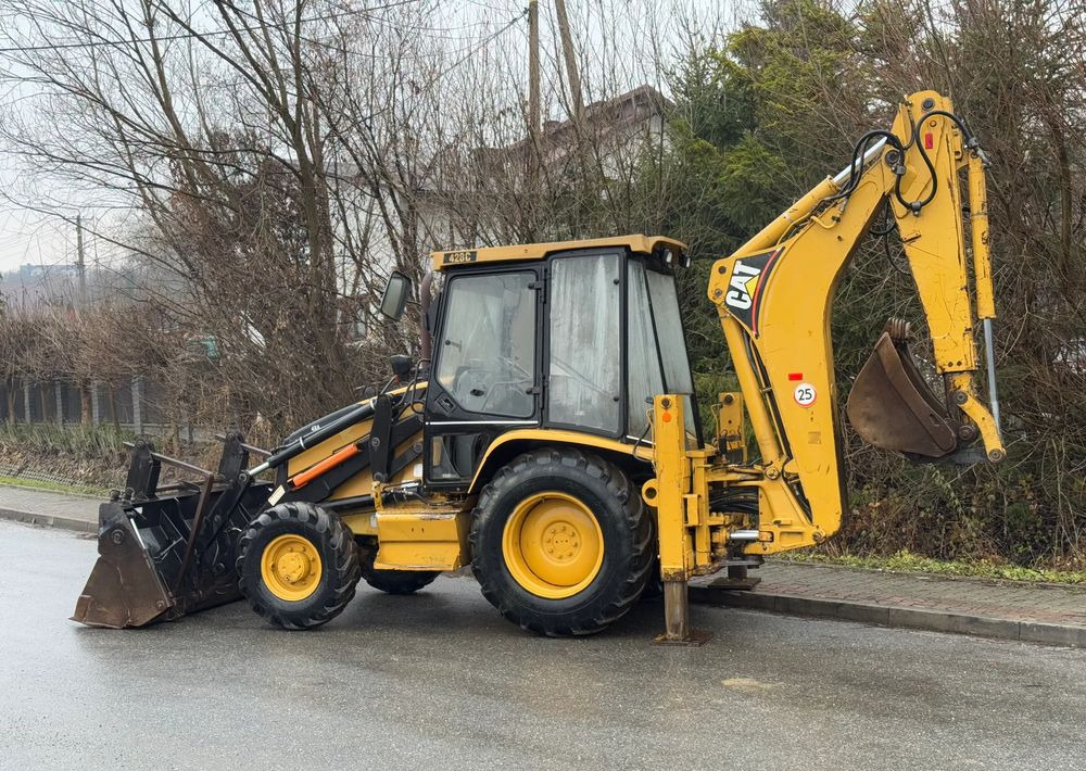 Ekskavators-iekrāvējs Caterpillar * Koparko Ładowarka * CAT 428 c * Caterpillar  * Stan Dobry: foto 20