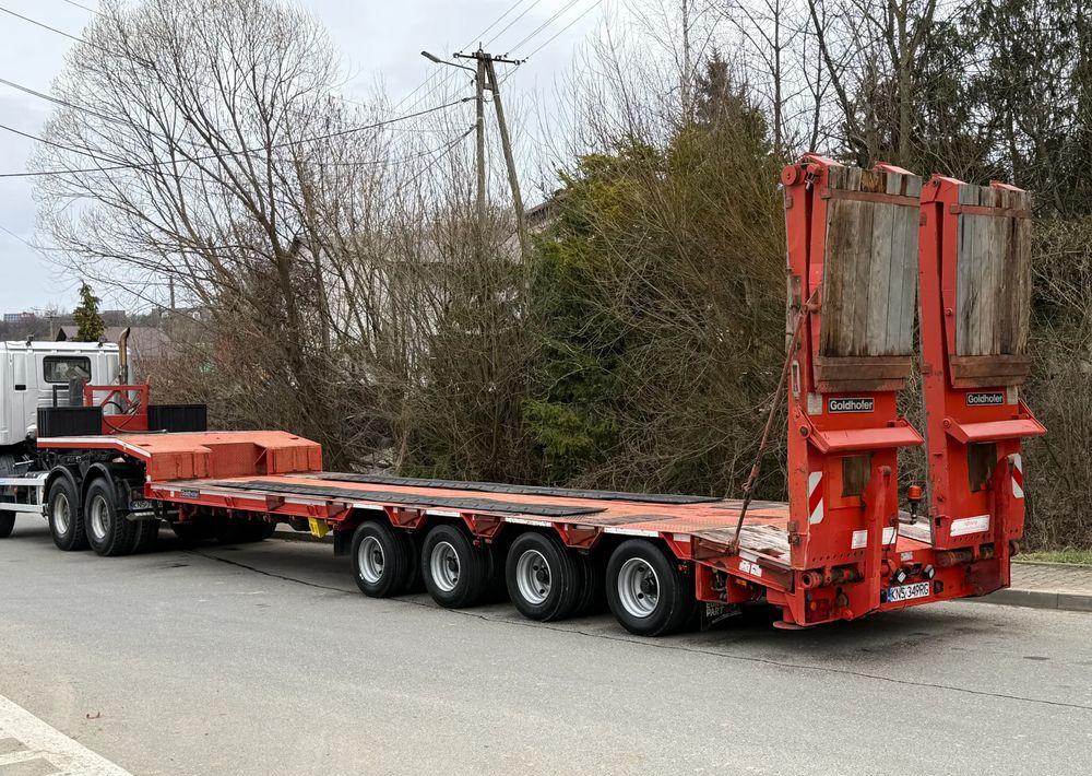 Goldhofer Naczepa Niskopodłogowa Goldhofer * 4 Osie * Bardzo Dobry Stan *Niskopodwozie - Puspiekabe zema profila platforma: foto 1 Goldhofer Naczepa Niskopodłogowa Goldhofer * 4 Osie * Bardzo Dobry Stan *Niskopodwozie - Puspiekabe zema profila platforma: foto 1