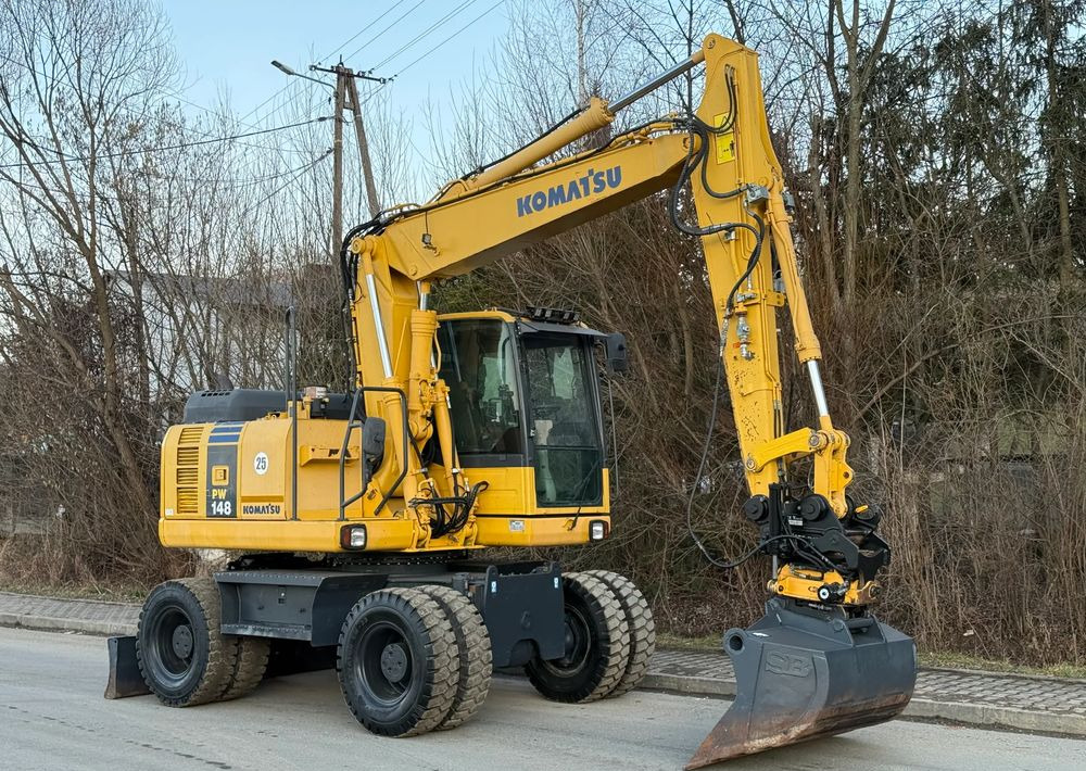 Komatsu * Komatsu PW 148 *ROTOTILT * Sprowadzona * Stan Perfekcyjny * Koparka Kołowa * - Riteņu ekskavators: foto 2 Komatsu * Komatsu PW 148 *ROTOTILT * Sprowadzona * Stan Perfekcyjny * Koparka Kołowa * - Riteņu ekskavators: foto 2