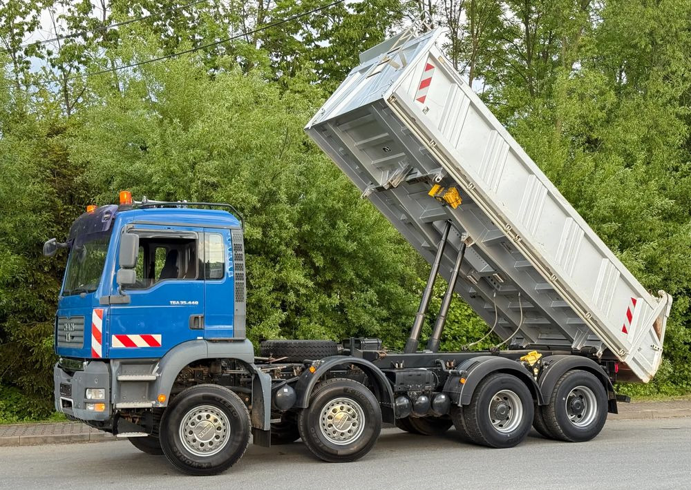 Kravas automašīna pašizgāzējs MAN * Kiper Meiller * Wywrotka * 35-440 *  MAN TGA 8X4 * Stan Perfekcyjny *: foto 10