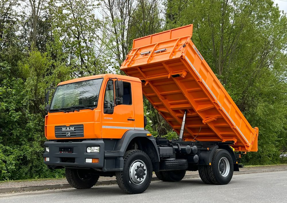MAN * LE 280 B * MAN * 4x4 * Kiper Wywrotka x3 * Meiller * Sprowadzony * Stan Perfekcyjny * - Kravas automašīna pašizgāzējs: foto 1 MAN * LE 280 B * MAN * 4x4 * Kiper Wywrotka x3 * Meiller * Sprowadzony * Stan Perfekcyjny * - Kravas automašīna pašizgāzējs: foto 1
