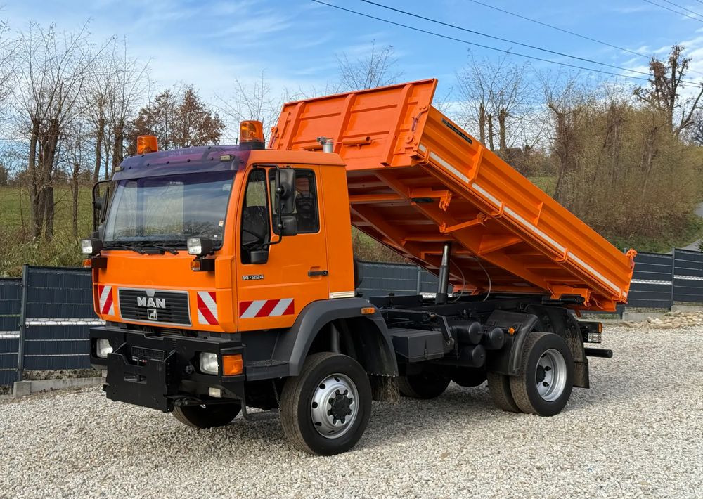 MAN * MAN 14-220 * Kiper Wywrotka Meiller * 4x4 * Zimowe Utrzymanie * Unimog * - Kravas automašīna pašizgāzējs: foto 1 MAN * MAN 14-220 * Kiper Wywrotka Meiller * 4x4 * Zimowe Utrzymanie * Unimog * - Kravas automašīna pašizgāzējs: foto 1
