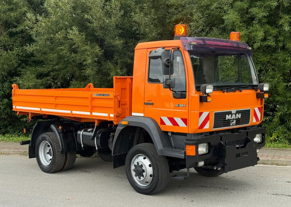 MAN * MAN 14-220 * Kiper Wywrotka Meiller * 4x4 * Zimowe Utrzymanie * Unimog * - Kravas automašīna pašizgāzējs: foto 3 MAN * MAN 14-220 * Kiper Wywrotka Meiller * 4x4 * Zimowe Utrzymanie * Unimog * - Kravas automašīna pašizgāzējs: foto 3