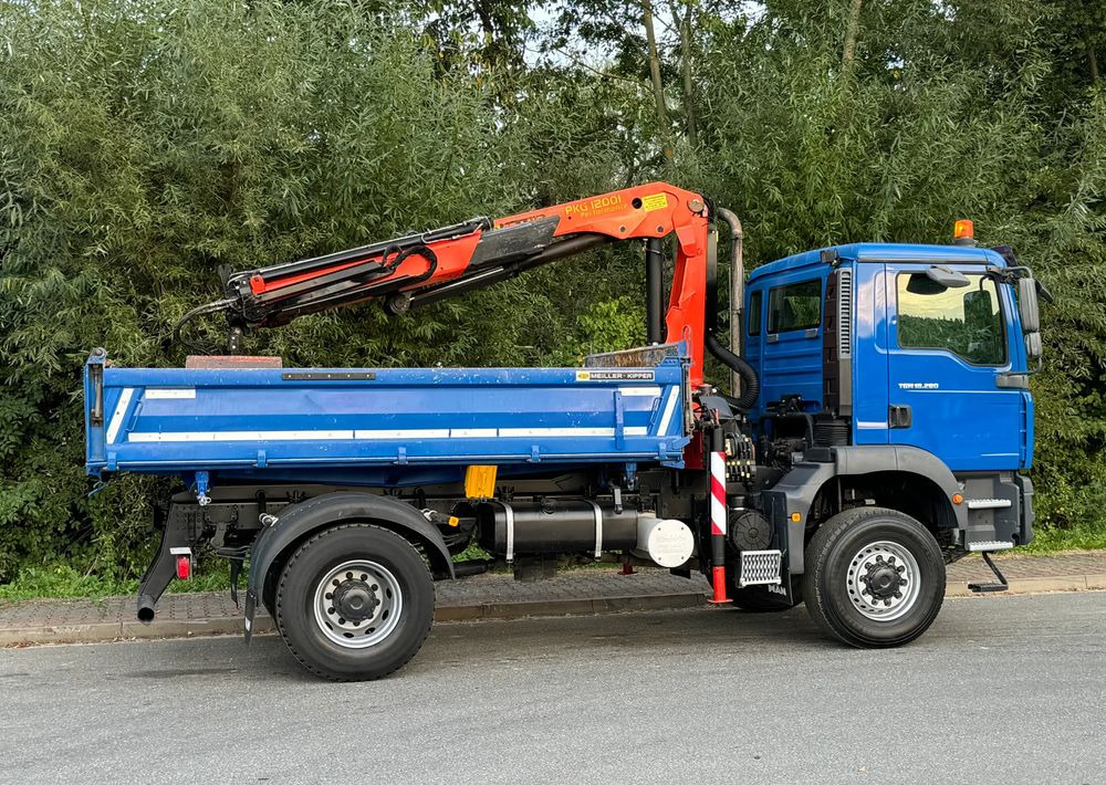 Kravas automašīna pašizgāzējs MAN * MAN 18 280 * KIPER WYWROTKA * 4x4 * HDS Palfinger  120 STAN BARDZO DOBRY * Sprowadzony: foto 9