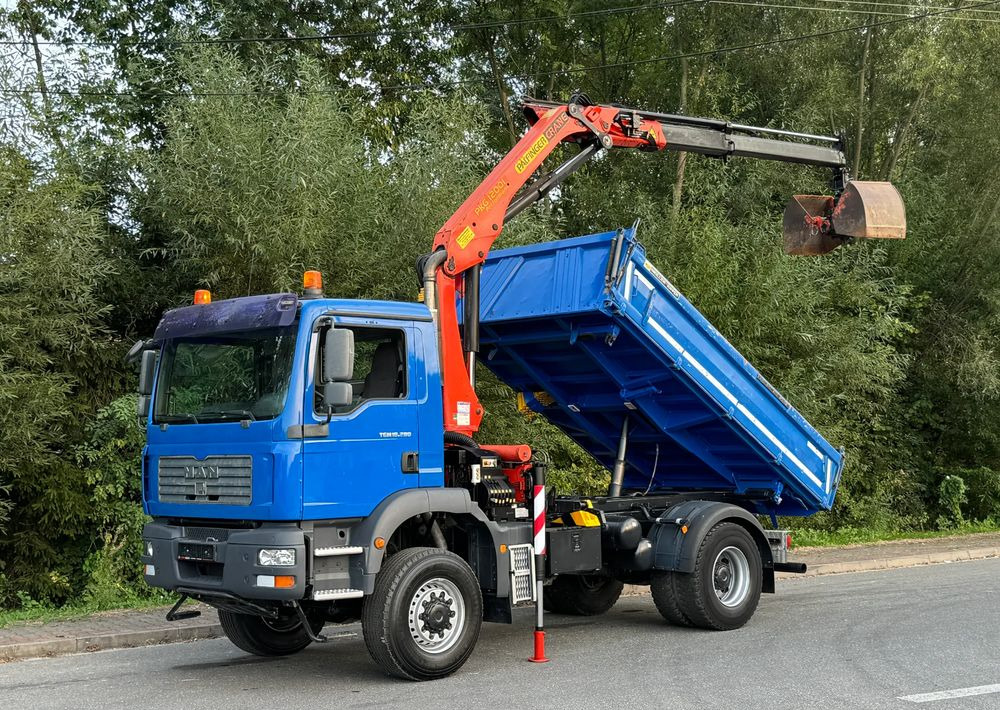Kravas automašīna pašizgāzējs MAN * MAN 18 280 * KIPER WYWROTKA * 4x4 * HDS Palfinger  120 STAN BARDZO DOBRY * Sprowadzony: foto 18