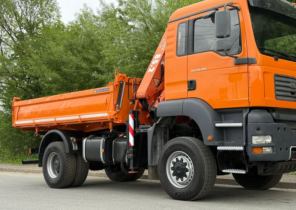 MAN * MAN 18 480 * KIPER WYWROTKA * 4x4 * HDS ATLAS 85* STAN BARDZO DOBRY * Sprowadzony - Kravas automašīna pašizgāzējs: foto 5 MAN * MAN 18 480 * KIPER WYWROTKA * 4x4 * HDS ATLAS 85* STAN BARDZO DOBRY * Sprowadzony - Kravas automašīna pašizgāzējs: foto 5
