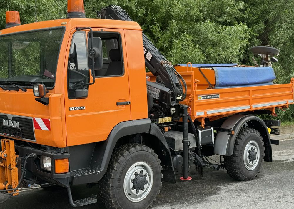 MAN * MAN LE 10.220 *Kiper Wywrotka * 4x4 * Pług Piaskarka * Zimowe Utrzymanie * Sprowadzony * HDS MKG * - Kravas automašīna pašizgāzējs: foto 3 MAN * MAN LE 10.220 *Kiper Wywrotka * 4x4 * Pług Piaskarka * Zimowe Utrzymanie * Sprowadzony * HDS MKG * - Kravas automašīna pašizgāzējs: foto 3