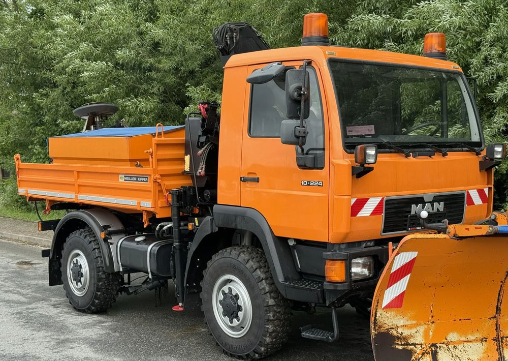 Kravas automašīna pašizgāzējs MAN * MAN LE 10.220 *Kiper Wywrotka * 4x4 * Pług Piaskarka * Zimowe Utrzymanie * Sprowadzony * HDS MKG *: foto 19