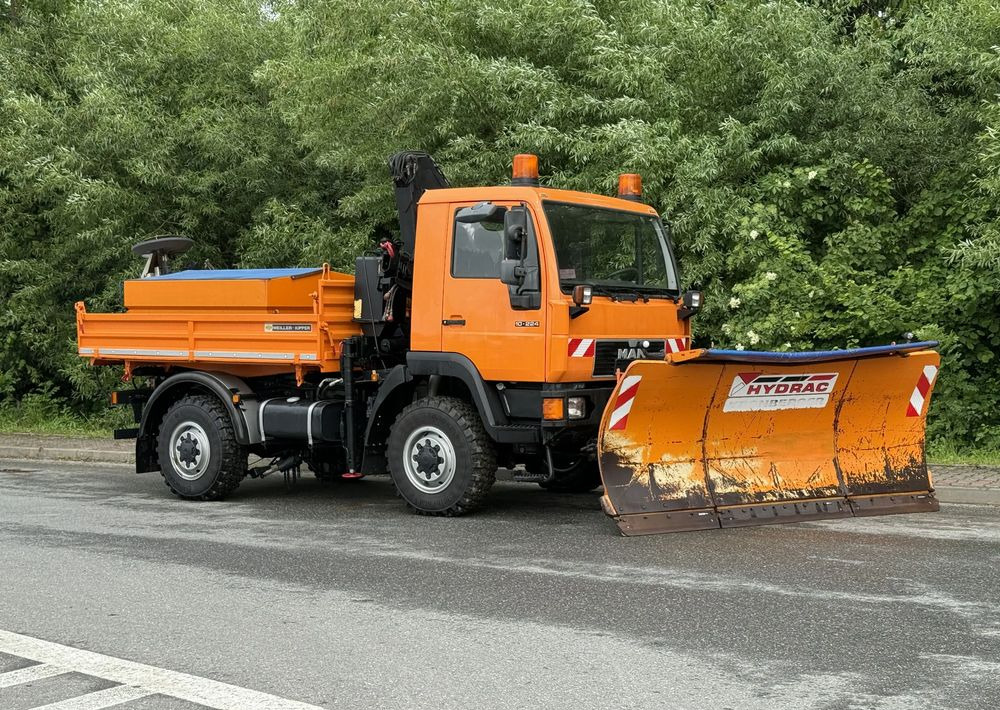 Kravas automašīna pašizgāzējs MAN * MAN LE 10.220 *Kiper Wywrotka * 4x4 * Pług Piaskarka * Zimowe Utrzymanie * Sprowadzony * HDS MKG *: foto 17