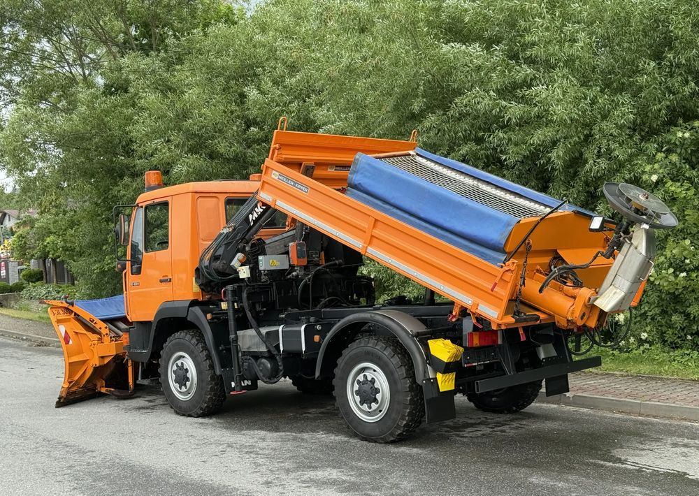Kravas automašīna pašizgāzējs MAN * MAN LE 10.220 *Kiper Wywrotka * 4x4 * Pług Piaskarka * Zimowe Utrzymanie * Sprowadzony * HDS MKG *: foto 9