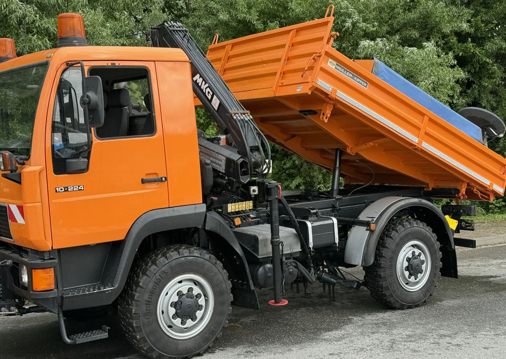 Kravas automašīna pašizgāzējs MAN * MAN LE 10.220 *Kiper Wywrotka * 4x4 * Pług Piaskarka * Zimowe Utrzymanie * Sprowadzony * HDS MKG *: foto 6