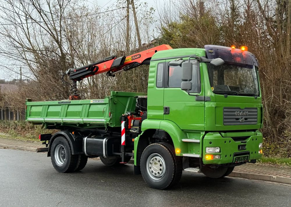 MAN * MAN TGA 18-360 * Kiper Wywrotka * 4x2 * Kran Palfinger PK 9501 Sprowadzony - Kravas automašīna pašizgāzējs: foto 2 MAN * MAN TGA 18-360 * Kiper Wywrotka * 4x2 * Kran Palfinger PK 9501 Sprowadzony - Kravas automašīna pašizgāzējs: foto 2
