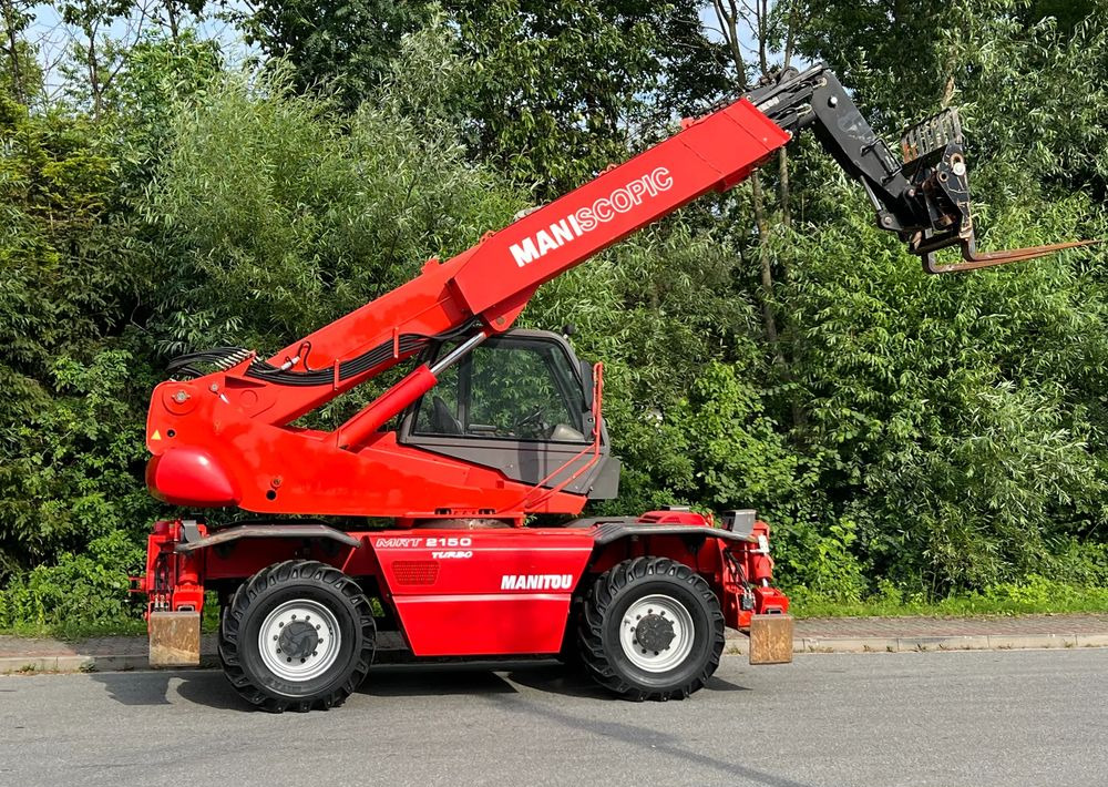 Teleskopiskais iekrāvējs Manitou ŁADOWARKA TELESKOPOWA MANITOU MRT 2150 STAN IDEALNY: foto 12