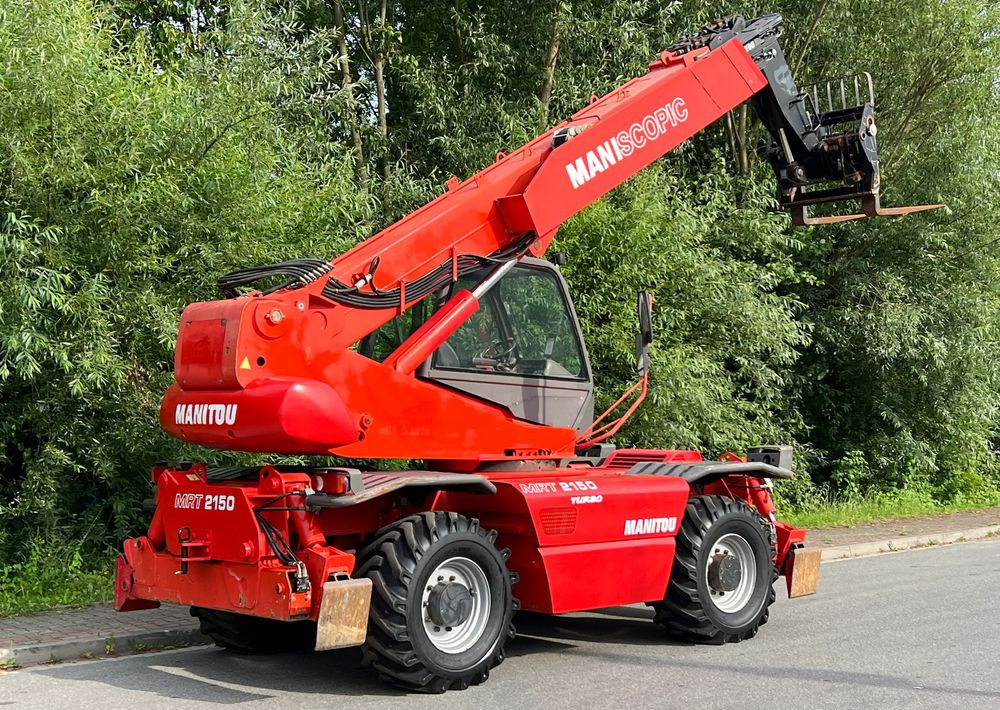 Teleskopiskais iekrāvējs Manitou ŁADOWARKA TELESKOPOWA MANITOU MRT 2150 STAN IDEALNY: foto 13
