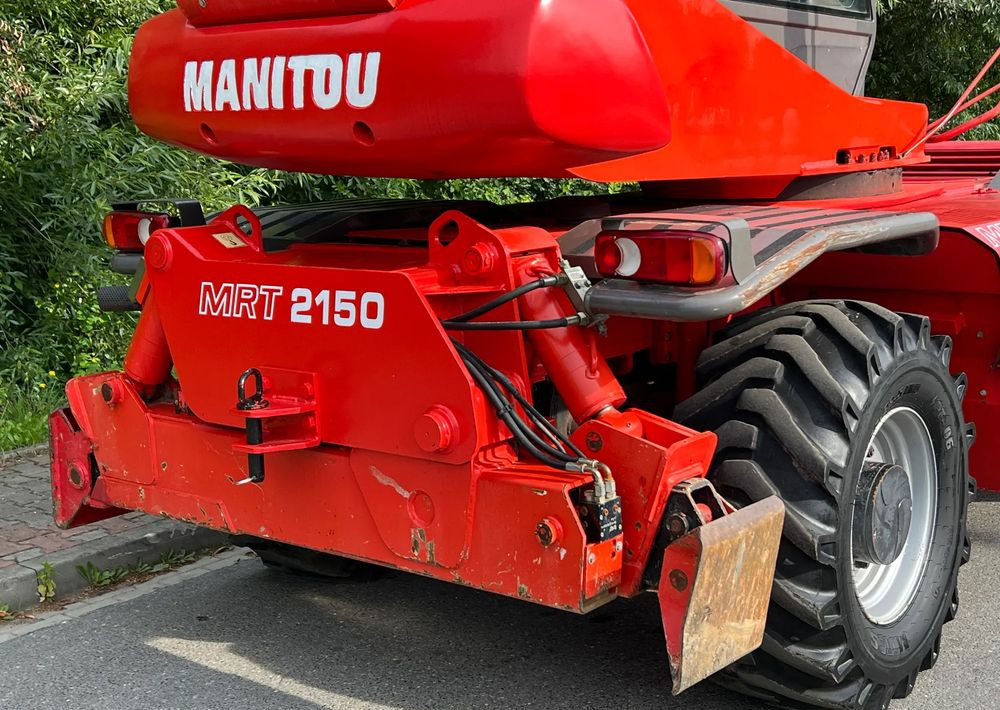 Teleskopiskais iekrāvējs Manitou ŁADOWARKA TELESKOPOWA MANITOU MRT 2150 STAN IDEALNY: foto 14