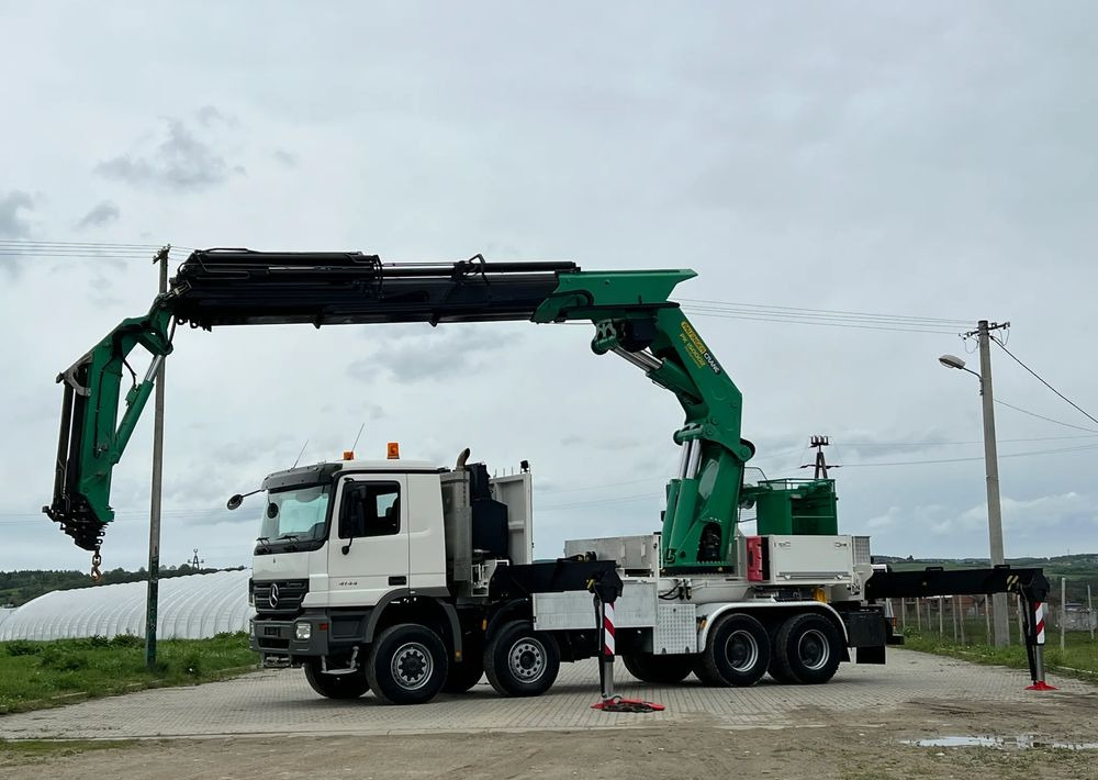 Mercedes-Benz * HDS Palfinger 150002 + FLY JIB PJ 170 * Mercedes Actros 8x6 * Dźwig * 40 TON * Wyciągarka * 35 Metrów * Kosz * - Kravas auto ar manipulatoru: foto 1 Mercedes-Benz * HDS Palfinger 150002 + FLY JIB PJ 170 * Mercedes Actros 8x6 * Dźwig * 40 TON * Wyciągarka * 35 Metrów * Kosz * - Kravas auto ar manipulatoru: foto 1