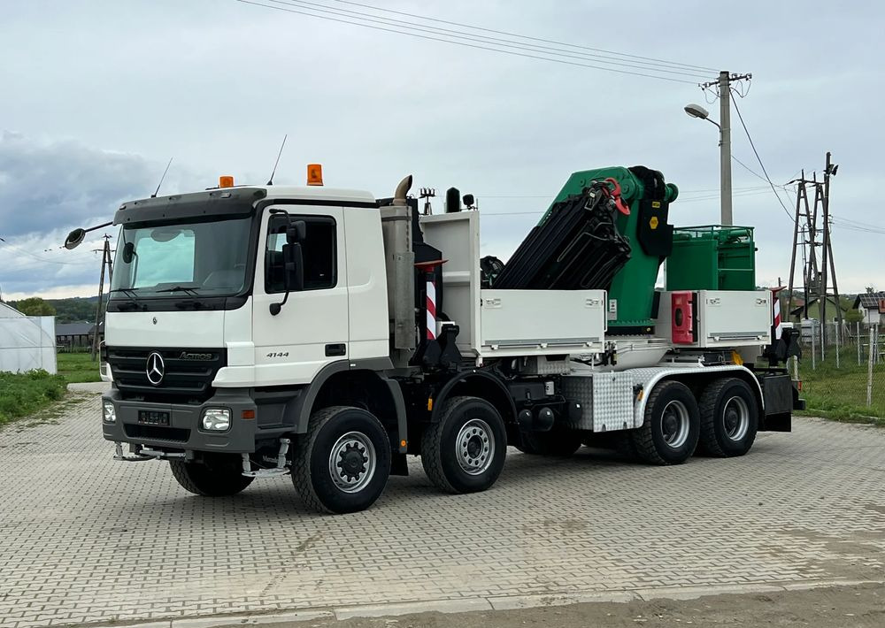 Mercedes-Benz * Mercedes 8x6 Actros 4144 * HDS Palfinger 150002 + FLY JIB PJ 170 * Dźwig * 40 TON * Wyciągarka * 35 Metrów * Kosz * - Kravas auto ar manipulatoru: foto 2 Mercedes-Benz * Mercedes 8x6 Actros 4144 * HDS Palfinger 150002 + FLY JIB PJ 170 * Dźwig * 40 TON * Wyciągarka * 35 Metrów * Kosz * - Kravas auto ar manipulatoru: foto 2