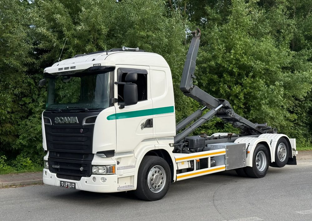 Scania * Hakowiec * Scania R520 V8 * Sprowadzona * Multilift * Bardzo Dobry Stan - Pacēlājs ar āķi: foto 1 Scania * Hakowiec * Scania R520 V8 * Sprowadzona * Multilift * Bardzo Dobry Stan - Pacēlājs ar āķi: foto 1