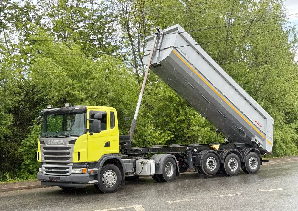 Scania * Zestaw * Scania G400 + Naczepa Kogel Kiper Wywrotka * Sprowadzony * Bardzo Dobry Stan * - Vilcējs, Puspiekabe pašizgāzējs: foto 1 Scania * Zestaw * Scania G400 + Naczepa Kogel Kiper Wywrotka * Sprowadzony * Bardzo Dobry Stan * - Vilcējs, Puspiekabe pašizgāzējs: foto 1