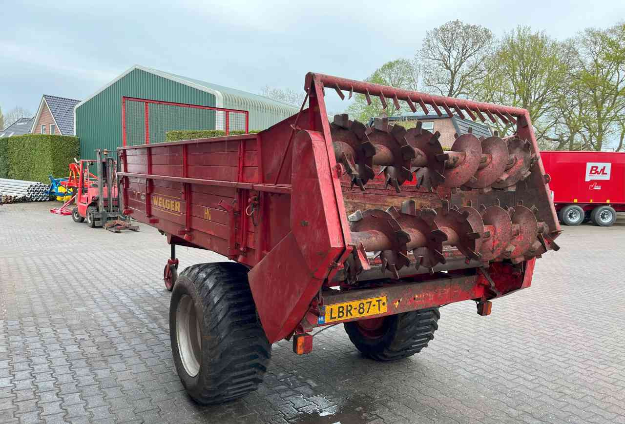 Welger LS 300 mestverspreider, mestwagen, meststrooier, vaste mest, mestverwerking - Organisko mēslu izkliedētājs: foto 4 Welger LS 300 mestverspreider, mestwagen, meststrooier, vaste mest, mestverwerking - Organisko mēslu izkliedētājs: foto 4