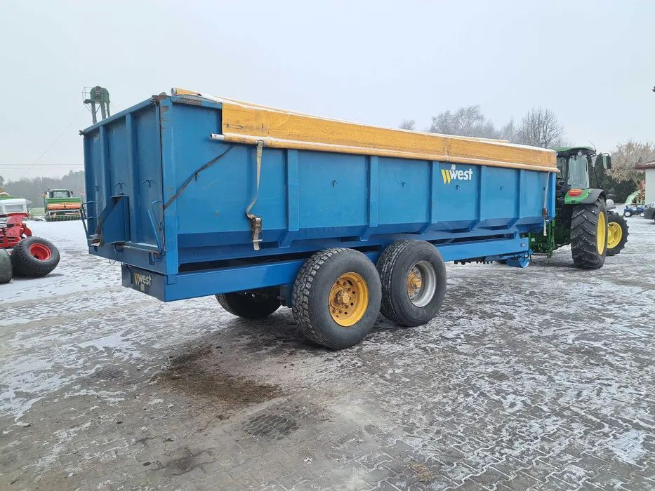 Przyczepa skorupowa WEST 14 ton - Lauksaimniecības piekabe: foto 3 Przyczepa skorupowa WEST 14 ton - Lauksaimniecības piekabe: foto 3