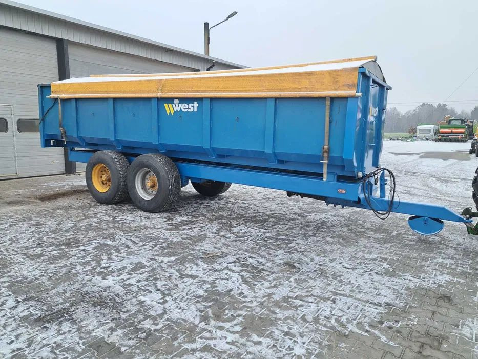 Przyczepa skorupowa WEST 14 ton - Lauksaimniecības piekabe: foto 4 Przyczepa skorupowa WEST 14 ton - Lauksaimniecības piekabe: foto 4