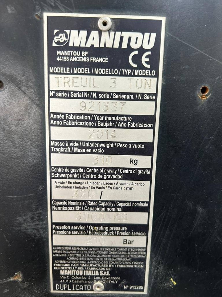 Manitou WINCH 3T - Vinča: foto 5 Manitou WINCH 3T - Vinča: foto 5