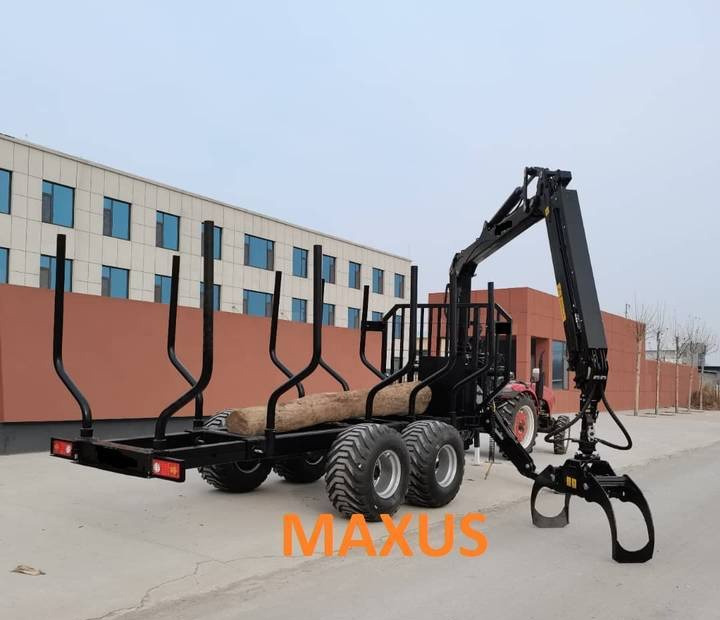 Лісовий причіп MAXUS 1400 + Кран 780 - Meža piekabe: foto 5 Лісовий причіп MAXUS 1400 + Кран 780 - Meža piekabe: foto 5