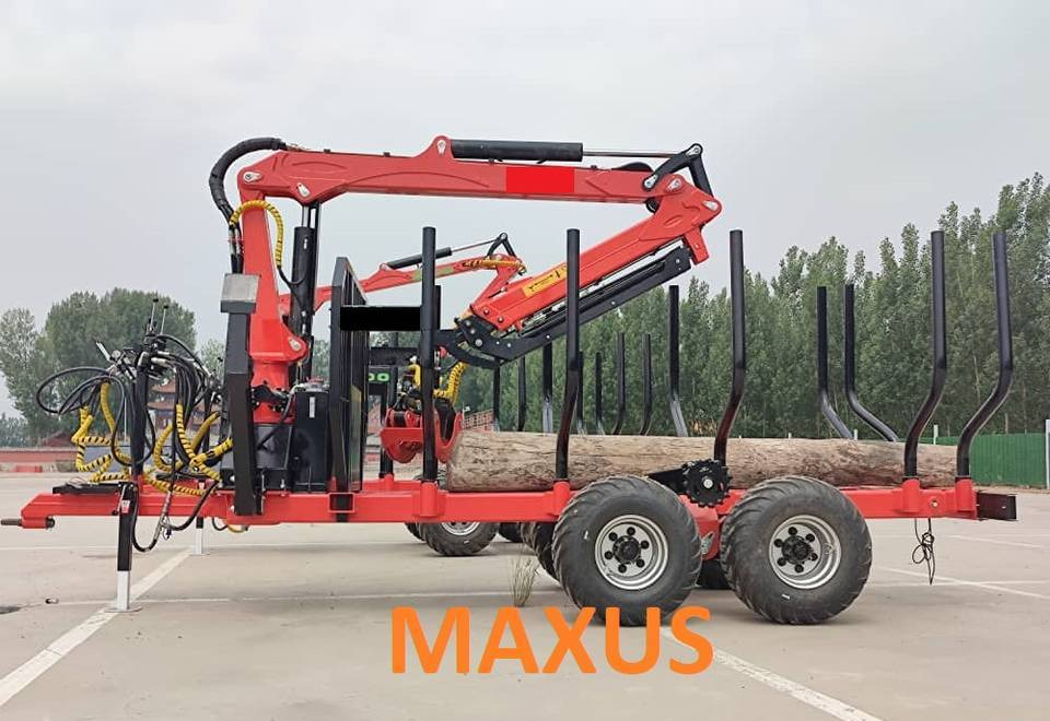 NEW MAXUS 8t Forest Trailer with 2-ton Crane Warranty up to 10 YEARS НОВА прицепа лісова 8т Журавль 2т MAXUS Гарантія до 10 РОКІВ NOWA przyczepa leśna 8t Żuraw 2t MAXUS Gwarancja do 10 LAT - Meža piekabe: foto 1 NEW MAXUS 8t Forest Trailer with 2-ton Crane Warranty up to 10 YEARS НОВА прицепа лісова 8т Журавль 2т MAXUS Гарантія до 10 РОКІВ NOWA przyczepa leśna 8t Żuraw 2t MAXUS Gwarancja do 10 LAT - Meža piekabe: foto 1