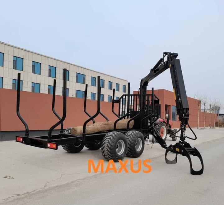 NEW MAXUS 8t Forest Trailer with 2-ton Crane Warranty up to 10 YEARS НОВА прицепа лісова 8т Журавль 2т MAXUS Гарантія до 10 РОКІВ NOWA przyczepa leśna 8t Żuraw 2t MAXUS Gwarancja do 10 LAT - Meža piekabe: foto 2 NEW MAXUS 8t Forest Trailer with 2-ton Crane Warranty up to 10 YEARS НОВА прицепа лісова 8т Журавль 2т MAXUS Гарантія до 10 РОКІВ NOWA przyczepa leśna 8t Żuraw 2t MAXUS Gwarancja do 10 LAT - Meža piekabe: foto 2