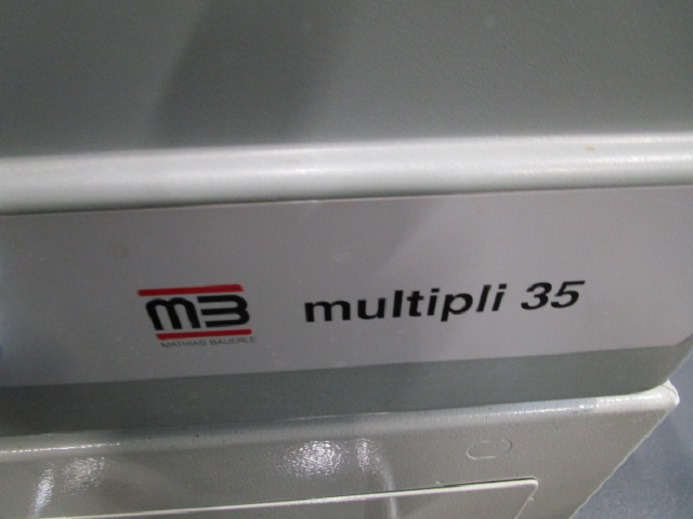 MB MULTIPLI 35 MIT GESTELL - Locīšanas mašīna: foto 2 MB MULTIPLI 35 MIT GESTELL - Locīšanas mašīna: foto 2
