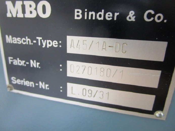 Locīšanas mašīna MBO T400-1-400/4: foto 12